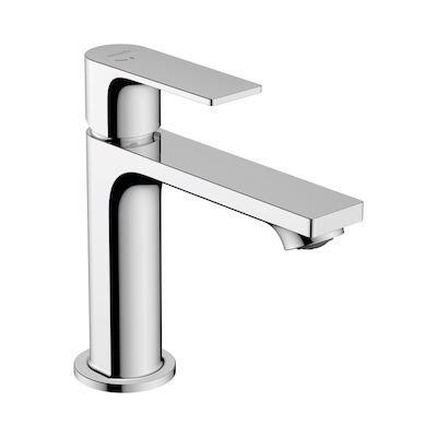 Wastafelkraan HansGrohe Rebris E Eengreeps 110 CoolStart Met Trekwaste Chroom