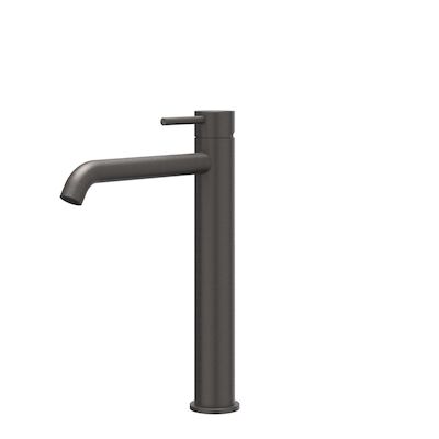 Wastafelkraan IVY Concord Model L Coldstart RVS316 Geborsteld Carbon Black PVD