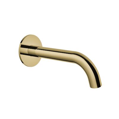 Wastafelkraan Uitloop Hotbath Cobber Rond 15 cm Gepolijst Messing Living Colours