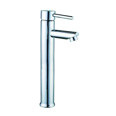 Wastafelmengkraan Best Design Mitte Chroom 32cm Hoog Incl. flexibele aansluiting 3/8 inch