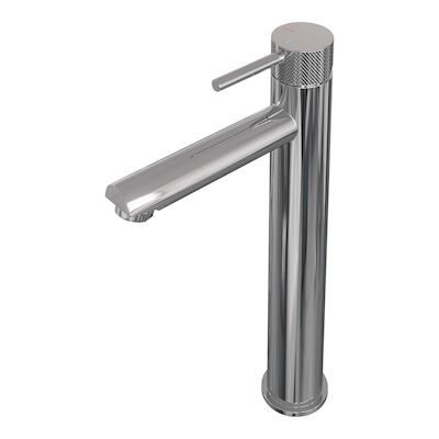 Wastafelmengkraan Brauer Chrome Carving Coldstart Opbouw Hoog Ronde Hendel Chroom