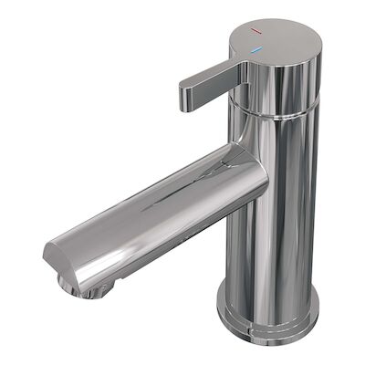 Wastafelmengkraan Brauer Chrome Edition Coldstart Opbouw Laag Halfronde Hendel Chroom