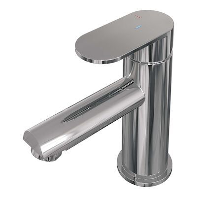 Wastafelmengkraan Brauer Chrome Edition Coldstart Opbouw Laag Platte Hendel Chroom