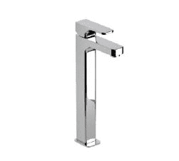 Wastafelmengkraan Cisal Cubic verhoogd CU00052021 Chroom