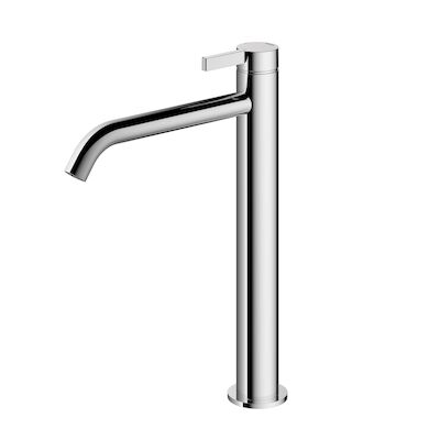 Wastafelmengkraan Hotbath Ace 1-Hendel Gebogen 28 cm Chroom