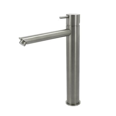 Wastafelmengkraan Hotbath Cobber 1-hendel Recht 28.6 cm Geborsteld Nikkel
