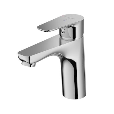 Wastafelmengkraan Hotbath Gringo 1-hendel Recht 15.7 cm Chroom