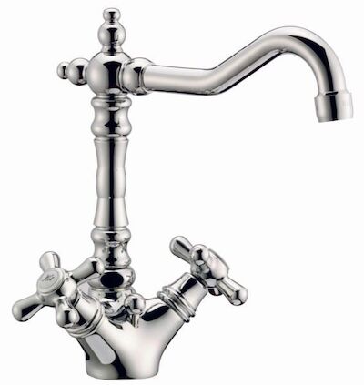 Wastafelmengkraan Huber Croisette 28401HBA Brons