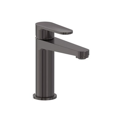 Wastafelmengkraan MAY Forma Opbouw Model S Geborsteld Carbon Black PVD