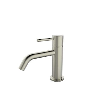 Wastafelmengkraan Opbouw Wiesbaden Style Uitloop 6.5 cm 1-hendel Geborsteld Staal
