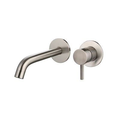 Wastafelmengkraan Sanilux Inbouw 18×23.2×13.3 cm Gun Metal Geborsteld