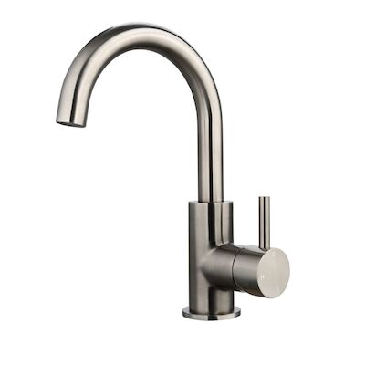 Wastafelmengkraan Sanilux Largo Opbouw 12.8×24.4 cm Gunmetal