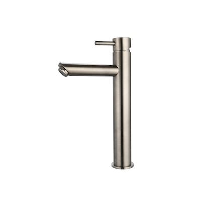 Wastafelmengkraan Sanilux Opbouw Hoog 12.5×29.6 cm Gun Metal Geborsteld