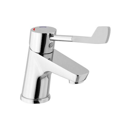 Wastafelmengkraan Sapho Lea 1-hendel Extra Lang Recht 15.4 cm Chroom