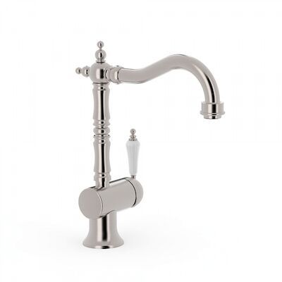 Wastafelmengkraan Tres Classic RVS 1 Hendel RVS