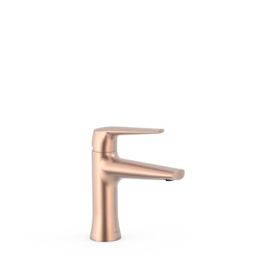Wastafelmengkraan Tres Fuji met Waterbesparing 17.4 cm Mat Rose Gold