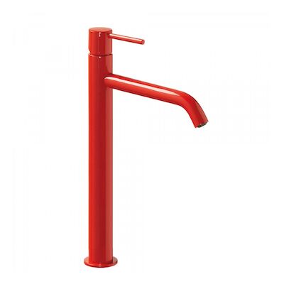 Wastafelmengkraan Tres Study Exclusive 38,5 cm 1-Knop Rond Rood