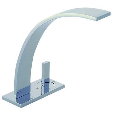 Wastafelmenkraan Cisal Wave WA0065102A RVS