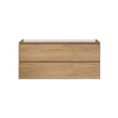 Wastafelonderbouw Allibert Lunik 120x55x46 cm Eik Halifax Natuur