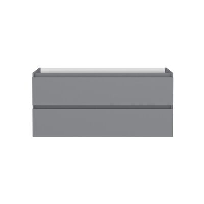 Wastafelonderbouw Allibert Lunik 120x55x46 cm Mat Grijs Onyx