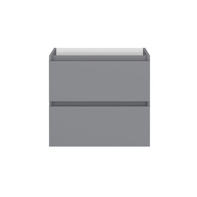 Wastafelonderbouw Allibert Lunik 60x55x46 cm Mat Grijs Onyx