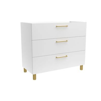 Wastafelonderkast Allibert Kobo 100 cm Alphenwit