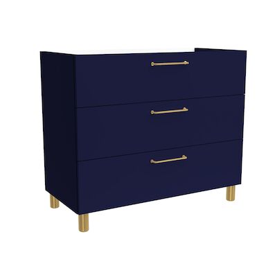 Wastafelonderkast Allibert Kobo 100 cm Mat Midnightblue