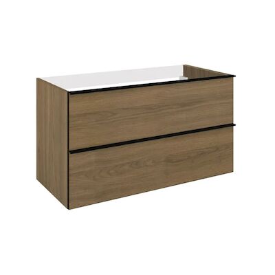 Wastafelonderkast Allibert Loft Game 100 cm Honing Halifax