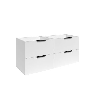 Wastafelonderkast Allibert Play 120 cm Wit