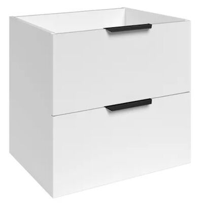 Wastafelonderkast Allibert Play 60 cm Wit met Sifonuitsparing