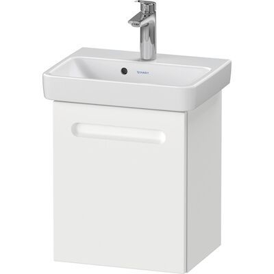 Wastafelonderkast Duravit No.1 Met 1 Deur Rechts 39×34.6×47.8cm Met Geïntegreerde Greep Mat Wit