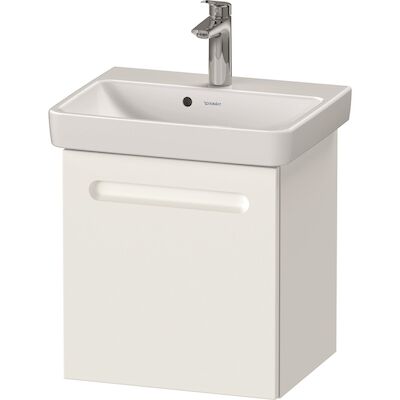 Wastafelonderkast Duravit No.1 Met 1 Deur Rechts 44×38.6×47.8cm Met Geïntegreerde Greep Mat Wit