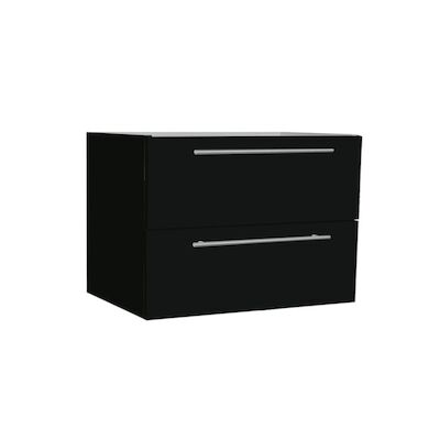 Wastafelonderkast Sanilux Compact Line Soft Close 80x38x50 Hoogglans Antraciet