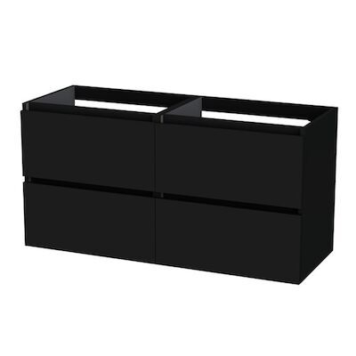 Wastafelonderkast Tiger Loft 120 cm Mat Zwart