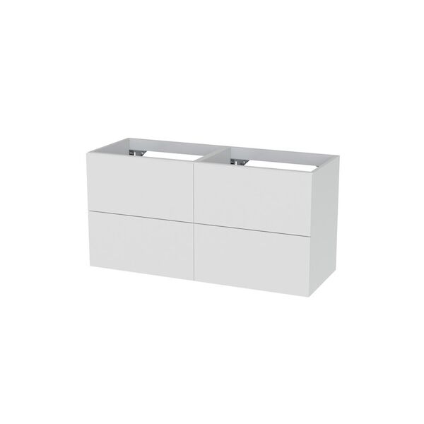 Wastafelonderkast Tiger Studio 120 cm Hoogglans Wit