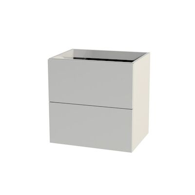 Wastafelonderkast Tiger Studio 60 cm Hoogglans Wit