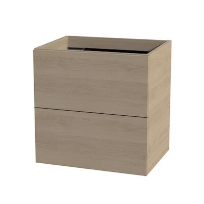 Wastafelonderkast Tiger Studio 60 cm Naturel Eik