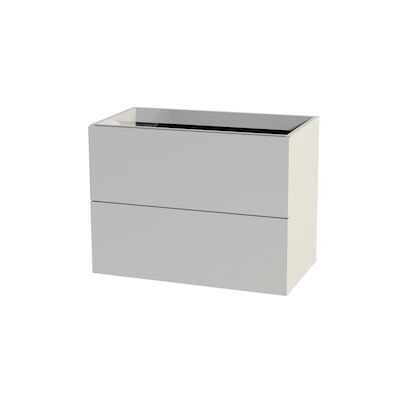 Wastafelonderkast Tiger Studio 80 cm Hoogglans Wit