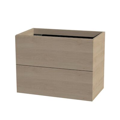 Wastafelonderkast Tiger Studio 80 cm Naturel Eik