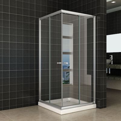 Wiesbaden Douchecabine | Hoekinstap | 90x90x190cm | 5mm helder glas