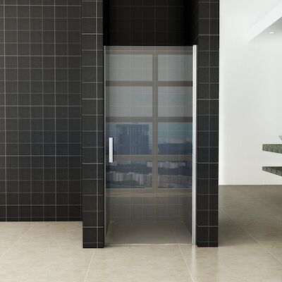 Wiesbaden Douchedeur Eco | Profiel | 90x195cm | Aluminium | Nisdeur