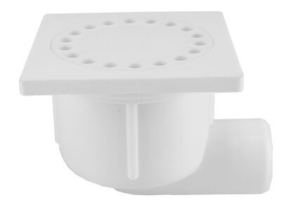 Wiesbaden doucheplug 10×10 zijuitlaat wit
