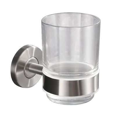 Wiesbaden glashouder met glas RVS 304
