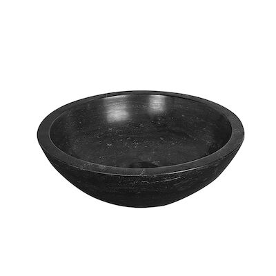 Wiesbaden Hardstenen opzetwastafel Rondon 40 cm