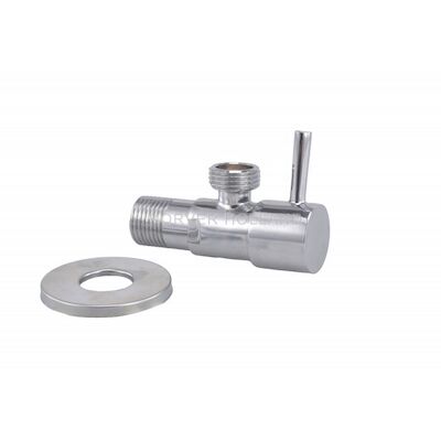 Wiesbaden minimal hoekstop kraan 1/2×1/2 chroom