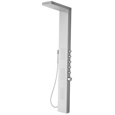 Wiesbaden RVS douchekolom Ohio met thermostatische kraan