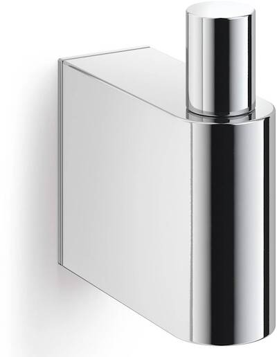 ZACK Atore Handdoekhaak 2×5,5×5,8 cm glans RVS