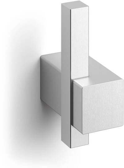 ZACK Carvo Handdoekhaak 2,3×4,5×6,5cm geborsteld RVS