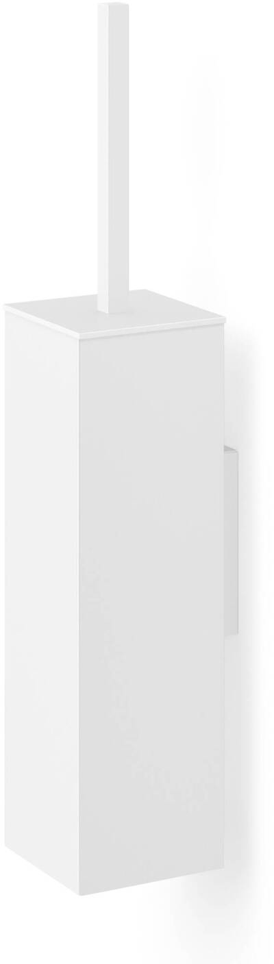 ZACK Carvo toiletborstel met wandhouder 8,1×10,4×41,8cm wit