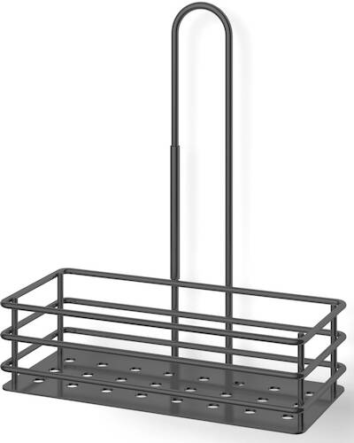 ZACK Iparo hangend doucherek 25,5x14x32cm zwart